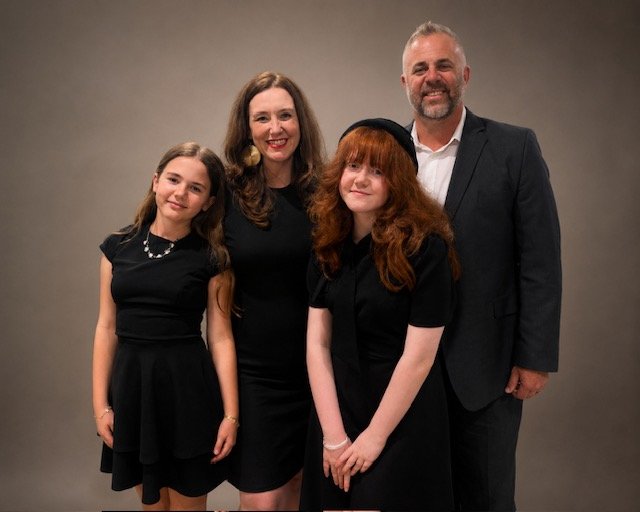 Andrew Bartman with his family
